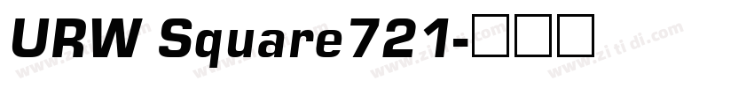 URW Square721字体转换 URW Square721字体转换